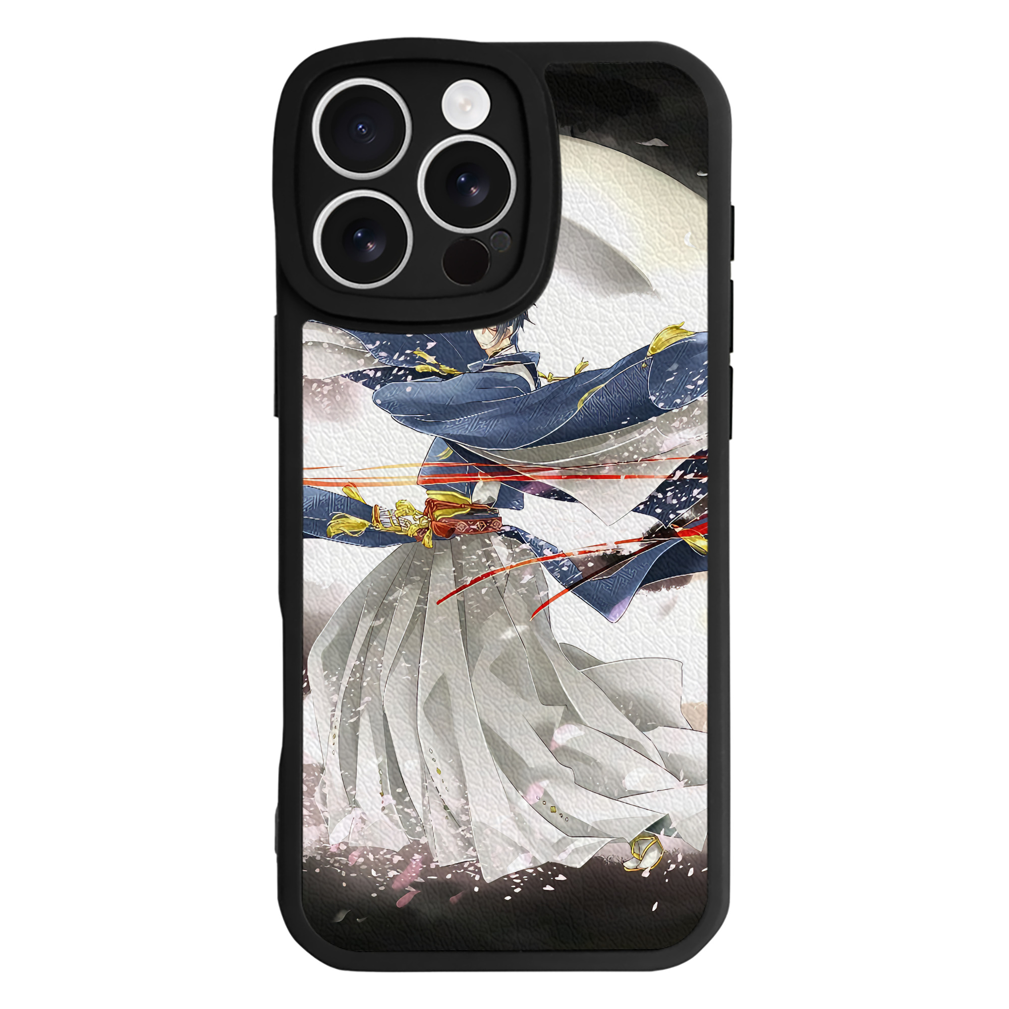（画像用） 刀剣乱舞 Touken Ranbu 【iPhone 16シリーズ対応】シリコンスマホケース（レザー調） 材質：シリコン
